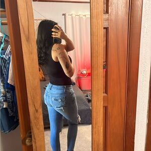 Women's Skinny Jeans in Light Blue